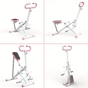 Appareil de fitness multifonctionnel pour la maison : entraîneur abdominal, équipement de levage des hanches, machine à squats en acier inoxydable et acier allié, pliable - Product Image 4