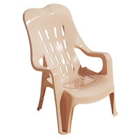Chaise de plage minimaliste en polypropylène épaissi soigneusement sélectionné, chaise inclinable, chaise de salle à manger d'extérieur, fauteuil à dossier haut