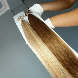 จัสมิน บิวตี้ โฮลเซลล์ ผมแท้รัสเซียแบบเวอร์จิ้น คิวติเคิลเรียงเส้น ขนาด 20 22 นิ้ว  แบบต่อผมปลายแบน  ชนิด Pre Bonded - Product Image 6