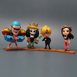 10 pièces/ensemble une pièce Anime contreplaqué modèles de Luffy Zoro <span class=keywords><strong>Chopper</strong></span> <span class=keywords><strong>figurine</strong></span> modèle jouet décoration ensemble jouet en gros - Product Image 5