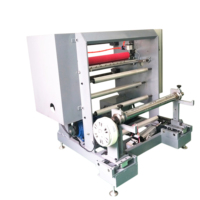 Machine à découper les rubans en plastique PP à bas prix, machine à fendre et à enrouler les films plastiques PET PVC à grande vitesse
