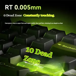 Teclado Mecánico VGN Neon 75, Tamaño 75%, Tri-Modo, para Deportes Electrónicos, Intercambiable en Caliente, 8000mAh, Interruptor Magnético, Personalizable, Accesorio para PC, Regalos - Product Image 6