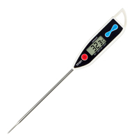 Termometer Dapur Digital Tahan Air, Alat Dapur TP301, Termometer Oven Elektronik BBQ Pemeriksaan Makanan untuk Memasak Daging Susu