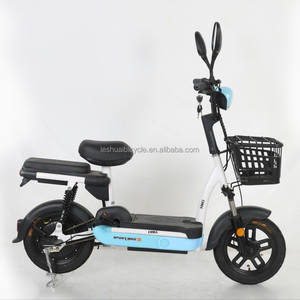 Vélo électrique de route pour adultes Xiao <span class=keywords><strong>Wangzi</strong></span> avec moteur avant sans balais 350W 48V, batterie au plomb-acide, frein à tambour et écran LCD numérique - Product Image 4