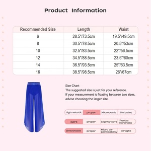 Traje de Danza Contemporánea para Niñas de 6 a 16 Años, Pantalones Brillantes con Pedrería, Ropa de Danza para Competencia, Clases de Danza y Práctica - Product Image 6