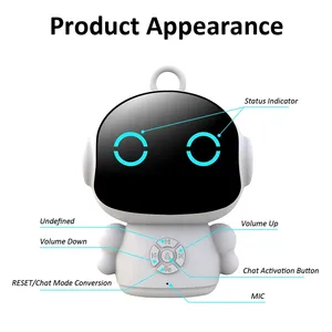 Robot Parlante AI con 61 Lingue, Compatibile con Tuya Smart Life, Interattivo per Bambini, Narratore di Storie, Chatbot Compagno - Product Image 3