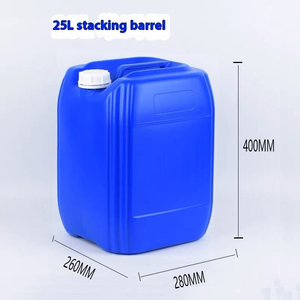 Bidon empilable en plastique fluoré HDPE de 20 L avec bouchon hermétique pour le stockage de liquides usagés, d'essence, d'huile et d'eau - Product Image 1