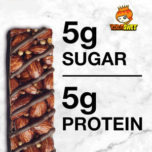 Thanh Đồ Ăn Nhẹ Lành Mạnh Thanh Hạt Hạnh Nhân Mocha Sô Cô La Đen Thanh Bánh Quy Protein Và Đồ Ăn Nhẹ - Product Image 3