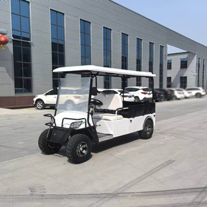 Voiturette de golf électrique populaire pour adultes, 6 places, batterie lithium 48V, structure en acier, sièges en cuir, 30-50 km/h, certifiée CE, autonomie 90 km - Product Image 1
