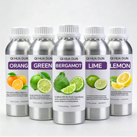 Huile parfumée synthétique en vrac à prix de gros, pure, fruitée, bergamote citron, pour la fabrication de bougies et de savons, arôme industriel