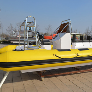 China Supply 32ft Yacht RHIB 960 Deep V Rigid RIB Hypalon/PVC Inflable Diving Speed RIB Boat para el océano - Product Image 3