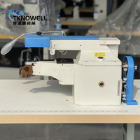 Machine automatique de pliage des bords de sandales en cuir TKNOWELL, machine de pliage des bords de semelles intérieures