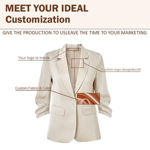 Acetico acetico giacca piccolo abito da <span class=keywords><strong>donna</strong></span> 2025 nuovo stile di temperamento pendolarismo Slim Fit e Versatile abito appeso - Product Image 3