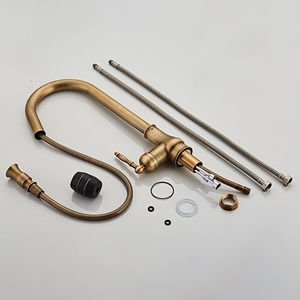 Vòi Cổ Điển Cổ Điển Kéo Xuống Vòi Bếp Với Vòi Phun Kéo Ra - Product Image 3