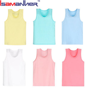 Wholesale kids <strong>crochet</strong> tutu tops summer <strong>boys</strong> tank top 100% cotton kids <strong>vest</strong> - Product Image 3