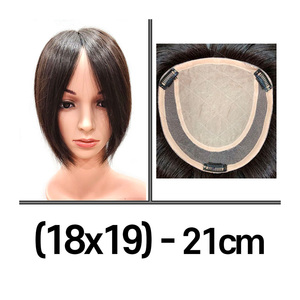 Peluca de cabello humano liso y largo de 8 pulgadas (18x19) hecha a mano en Corea, de calidad premium coreana, con acabado natural y ajuste cómodo para mujeres. - Product Image 3