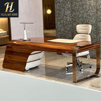 Bureau d'étude pliable et portable de luxe léger italien, avec tiroirs, en bois massif laqué piano, table tout-en-un pour bureau, haute qualité