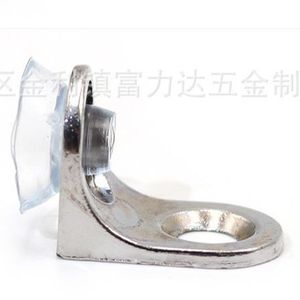 Stainless Steel Shelf Support Bracket With Suction Cup Nickel Plated For <b>Wardrobe</b> Wooden Board Fixing - Product Image 2