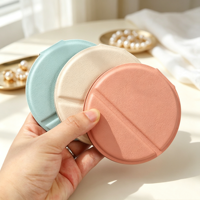 Miroir de poche rond pliable de haute qualité en cuir PU, miroir compact pliable avec logo personnalisé pour filles, femmes, voyages