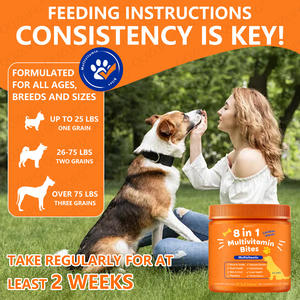 Complément alimentaire quotidien de calcium pour chiens, marque privée OEM, multivitamines 8 en 1, comprimés à mâcher souples pour animaux de compagnie, soins et suppléments pour la santé des animaux - Product Image 4