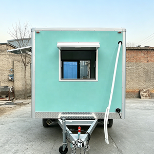 Food Truck Tuk-Tuk Haut de Gamme Personnalisé en Aluminium et Fibre de Verre pour Frites, avec Cuisine Prête à l'Expédition pour Vente de Bonbons - Product Image 1