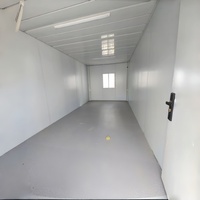 Conteneur pliable 20ft 40ft en panneaux sandwich contemporains, installation rapide, pour hôpital, entrepôt, garage, magasin