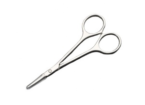 Qianya manicura tijeras cosméticas de mano de acero inoxidable curvado piel muerta recorte ruso removedor de cutículas de uñas belleza Metal - Product Image 5