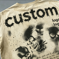 T-shirt classique respirant à col rond et manches courtes, coupe ample, imprimé intégral, style hip-hop, anti-rétrécissement, pour le streetwear – Nouveauté fournisseur