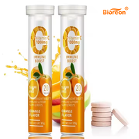 Comprimés Effervescents Classiques Citron Bergamote Amer Mélangé Séville Recharge Énergisante Force Vitamine C