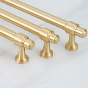 Accesorios de Hardware para muebles de lujo de latón macizo, tiradores de manija para gabinetes de cocina, perillas de cajón de dormitorio modernas - Product Image 6