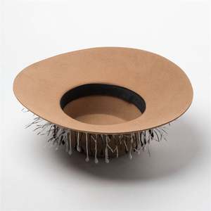 X1236 ANLUXFIER Sombrero Unisex de Lana para Adultos, de Ala Ancha y Transpirable, con Decoración de Borla, Estilo Plano, para Uso en Exteriores en las Cuatro Estaciones - Product Image 3