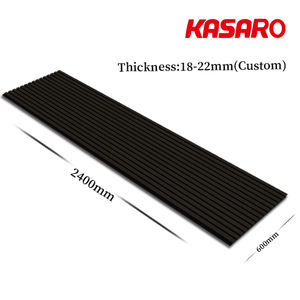 Panel <span class=keywords><strong>acústico</strong></span> de madera <span class=keywords><strong>para</strong></span> mascotas moderno más vendido, chapa de madera a prueba de sonido, diseño de modelo 3D, paneles de pared acústicos de madera <span class=keywords><strong>para</strong></span> techo - Product Image 4