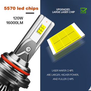 Bombilla LED T8 para Faros Delanteros, Novedad de <span class=keywords><strong>2022</strong></span>, 120 W, 16000 LM, Súper Brillante, Compatible con H4 H7 H11 9005 - Product Image 2