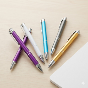 Bolígrafos Promocionales Deportivos de Lujo, Metálicos, con Logotipo Personalizado, Marca ROYO, Grabado Láser Multicolor de 1.0 mm, para Oficina - Product Image 3