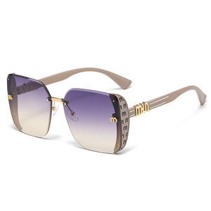 2024 nuovi occhiali da sole con montatura lucida quadrati alla moda eleganti da donna alla moda <span class=keywords><strong>M</strong></span> sfumature alla moda di marca alla moda Gafas De <span class=keywords><strong>Sol</strong></span> - Product Image 4