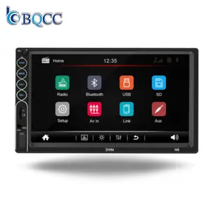 Reproductor Multimedia para coche, pantalla táctil de 7 pulgadas, MP5, FM, AUX, USB, 2 Din, Mirorlink, imagen de marcha atrás multifunción, vídeo HD