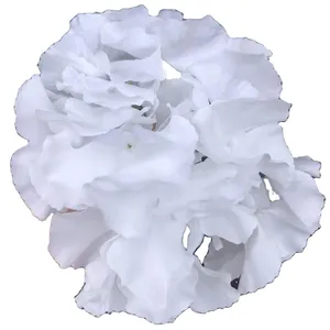 婚礼花墙装饰丝绸人工绣球头纯白色绣球花其他装饰花卉植物