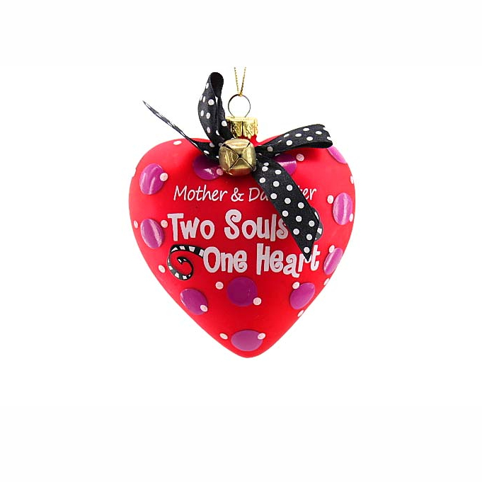 2021 Festival Gift Christmas Tree Ornament Glass Christmas Decoration Supplies Accessories Heart Shape Hanging Wall Decor