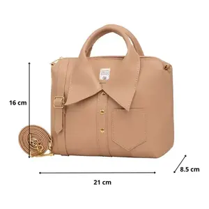 Bolso de Hombro para Mujer Fana Linda Macarena, Microfibra, Cuero Sintético, Cierre de Botón, Estilo Elegante, Uso Diario - Product Image 4