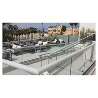 Balustrade en aluminium Prima pour fenêtre en baie, balcon, décoration de maison de luxe légère
