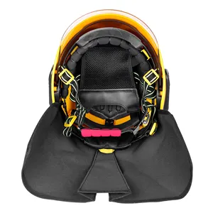 Высокотемпературный пожарный шлем f2 nfpa черный истребитель