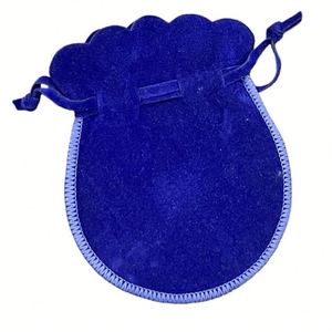 Sac cadeau en velours personnalisable avec cordon de serrage pour colliers, boucles d'oreilles, bagues, bracelets et autres bijoux - Product Image 6