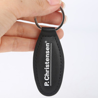Hersteller Großhandel Benutzerdefiniertes 3D-Logo Niedliche Tier-Buchstaben Metall-Leder Schlüsselanhänger