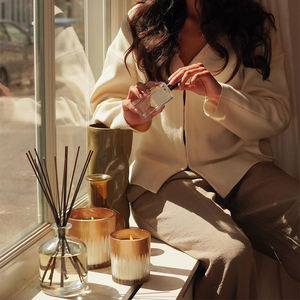 Difusor de Aromas de Vidrio de Lujo con Varillas de Recarga de Diseño Único Personalizado de 50 ml, 100 ml, 150 ml, 250 ml, de Larga Duración, Ecológico y Sin Alcohol para el Hogar - Product Image 2