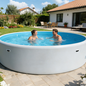 โรงงานผู้ผลิตสระว่ายน้ำเป่าลมขนาดใหญ่ สระน้ำเล่นสำหรับฤดูร้อน สระน้ำแบบจุ่มตัว OEM ODM สระว่ายน้ำ PVC สำหรับเด็กและผู้ใหญ่ - Product Image 6