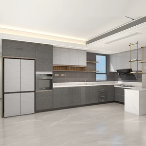 Gabinetes de Cocina Modulares Comerciales de MDF con Grifo y Cesta para Cajones, Diseño Compacto para Uso <span class=keywords><strong>en</strong></span> <span class=keywords><strong>Hoteles</strong></span> - Product Image 1