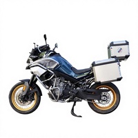 Boîte latérale en alliage d'aluminium pour moto Land Rover CFMOTO 800MT/700MT, barre de protection arrière trois boîtes, garantie à vie, utilisation tout-terrain, voyage