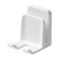 Support mural pour brosses à dents en plastique, sans perçage, avec couvercle anti-poussière, étanche et écologique, pour salle de bain et brosses à dents électriques