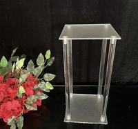 Ensemble de 3/5 socles cylindriques blancs pour décoration de mariage et d'anniversaire, présentoir métallique, piédestal, support à gâteau, location pour événements
