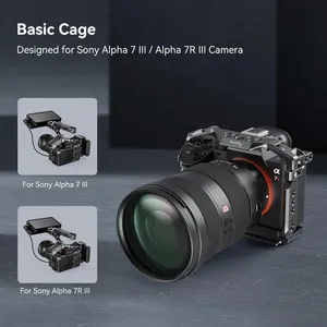 Jaula para cámara 2087D para A7RIII/A7M3/<span class=keywords><strong>A7III</strong></span> con soporte para flash y riel NATO (ILCE-7RM3/A7R Mark III) - Product Image 6